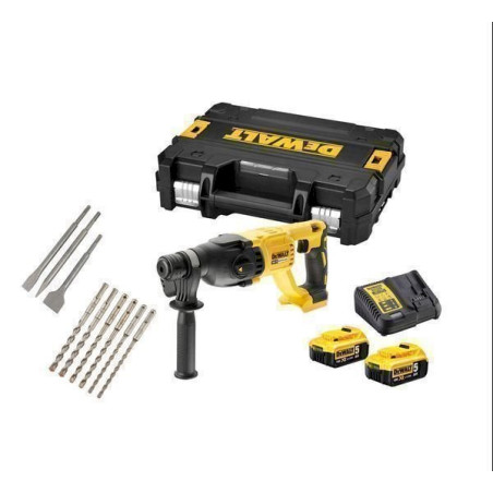 DeWalt Ak­ku-Kom­bih­am­mer 18V DCH133P2X-DE 2x 5,0 Ah Akkus + Zubehör in TSTAK Box