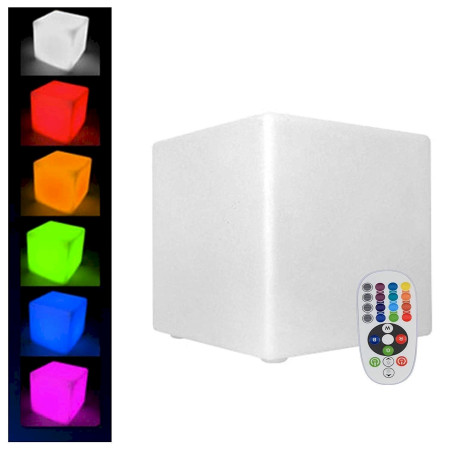 30cm Leuchtwürfel Sitzwürfel Design Cube LED