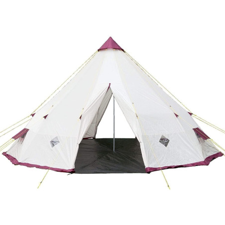 Skandika Tipi 300 Wigwan Zelt In­dia­ner­zelt 12 Personen 3 m Hoch beige