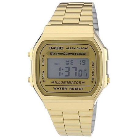 Casio A168WG-9WDF Digital Armbanduhr goldfarben