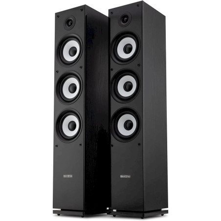 Bennett & Ross Ultrasphere HiFi Standlautsprecher Paar schwarz 2 x 100W RMS