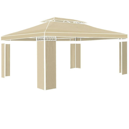 Deuba 881116 Pavillon Stoff 3x4 creme Festzelt Partyzelt Dachbespannung Pavillion Elda 12m