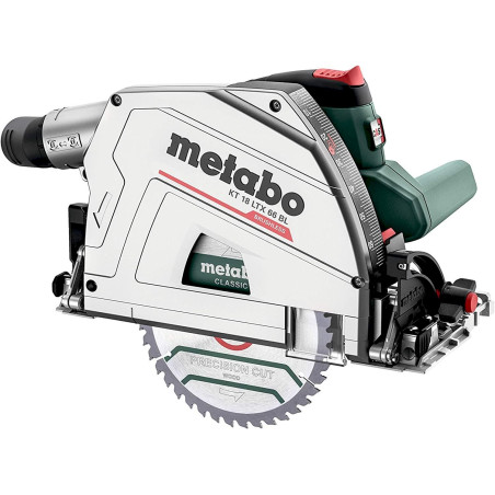 Metabo Scie circulaire plongeante sans fil KT 18 LTX 66 BL, 18V, metaBOX 340, sans batterie, ni chargeur (601866840)