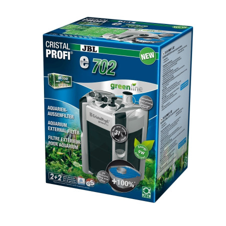 Filtre extérieur JBL Cris­tal­Pro­fi greenline - e702, aquarium de 60 à 200 L