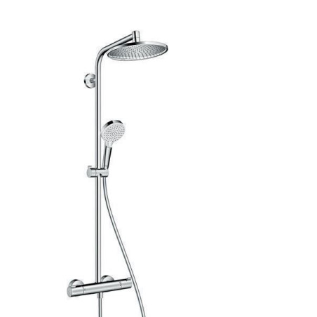 Hansgrohe Crometta S 240 Showerpipe 27268000 chrom, 1jet, EcoSmart, 9 l/min, Ø 24 cm