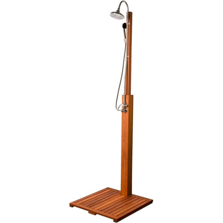 STILISTA Douche de Jardin Cascata en Bois 210cm