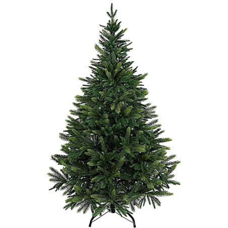 Sapin de Noël deluxe PE/PES vert moyen / sapin Douglas 240cm