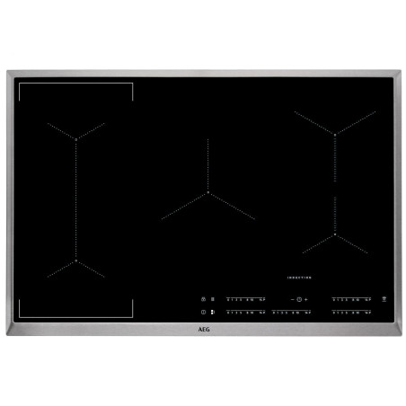 AEG IKE85441XB Intégré Plaque avec zone à induction Noir, 949597270 IKE 85441 XB