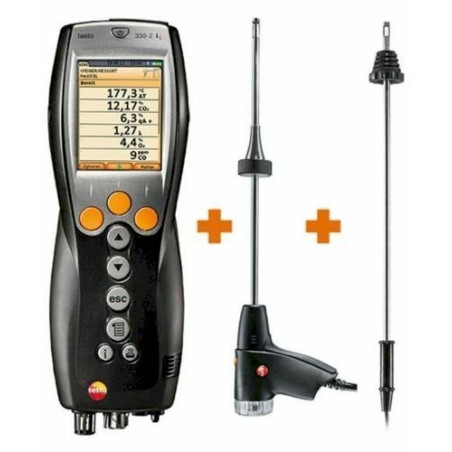 T esto 330-2 LL Basis Set Schornsteinfeger Set Professionelle Abgas Analysegerät