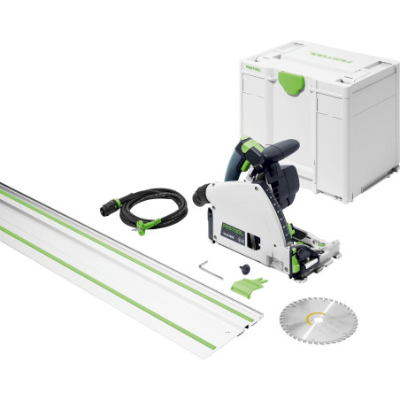 Festool TS 60 KEBQ-Plus-FS scie plongeante avec rail de guidage FS 1400/2