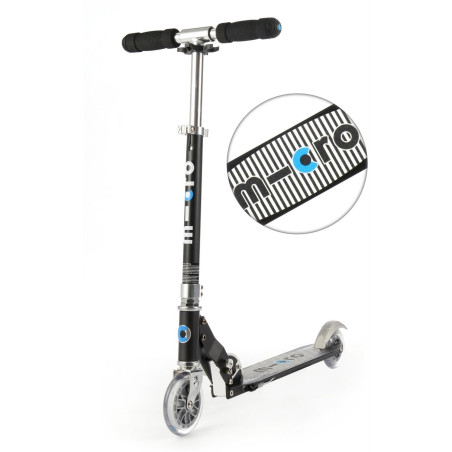 Micro Mobility Micro Sprite Scooter, schwarz mit Streifen