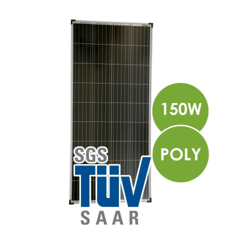 S olartronics Solarmodul Solarpanel 150 Watt Polykristallin