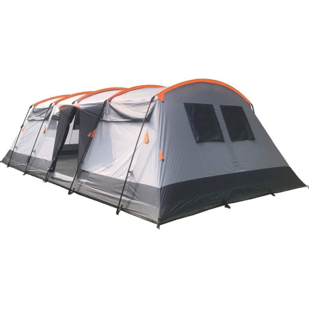 SKANDIKA Hurricane 8 Protect - Tente familiale tunnel 8 personnes avec tapis de sol cousu