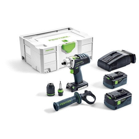 Festool Ak­ku-Bohr­schrau­ber DRC 18/4 Li 5,2-Plus-SCA QUADRIVE - Tro­cken­bau­schrau­ber - 574916