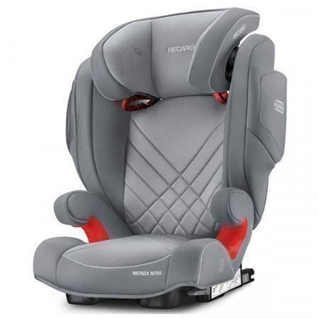 Recaro Monza Nova 2 Seatfix Kindersitz Isofix 15 36 kg Gruppe 2 3 aluminium grey grau - Kollektion 2018