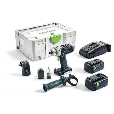 Festool Ak­ku-Schlag­bohr­schrau­ber PDC 18/4 Li 5,2-Set QUADRIVE - Tro­cken­bau­schrau­ber 574703