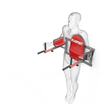 K-Sport KSH005/SK DiP-Station Wand Bauchtraining Barren DiP Bauch-Trainer dips