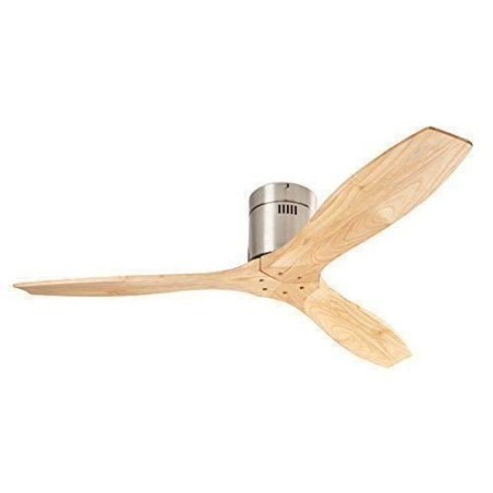 Ventilateur de plafond basse consommation Stem bois clair 137 cm