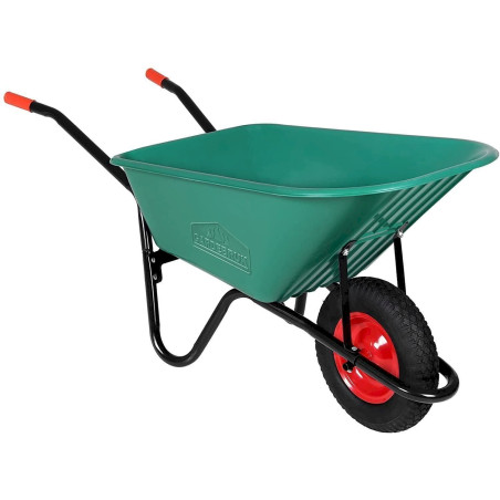 Gardebruk Brouette 100L en plastique verte charge max. 150kg