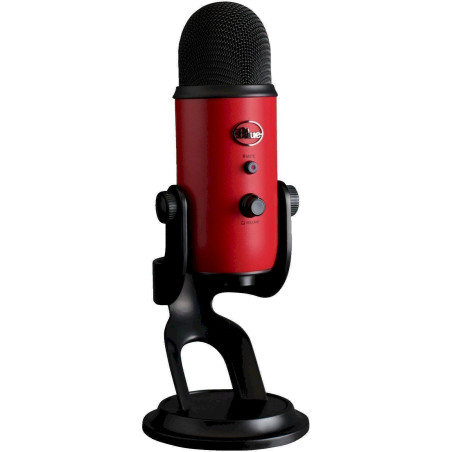 BLUE MI­CRO­PHO­NES Yeti Satin Red, USB Microphone - Satin Rouge