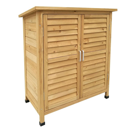 Armoire de jardin 2 Portes Hauteur moyenne 870x465x916 mm Bois épicéa 51062