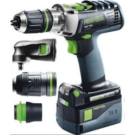 Festool Ak­ku-Schlag­bohr­schrau­ber PDC 18/4 Li 5,2 Set XL QUADRIVE - 574704