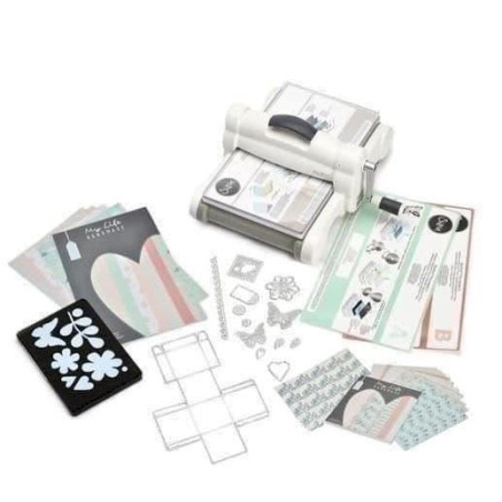 Sizzix 661546 Big Shot Plus Kit de démarrage scrapbooking machine de découpe et gaufrage