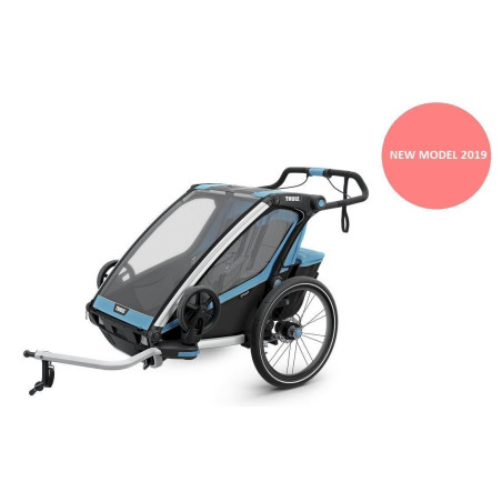 Thule Chariot Sport 2 Bike Trailer, blue/black 2019 Remorques pour enfant