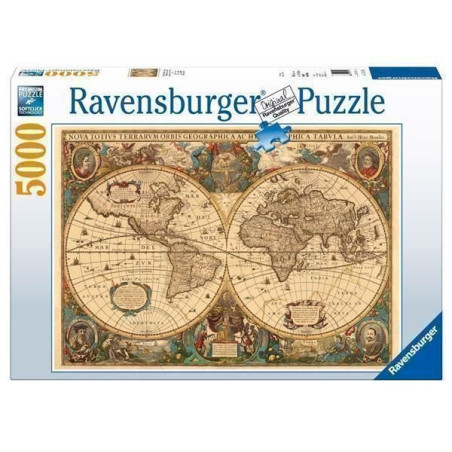 Ra­vens­bur­ger 17411 - His­to­ri­sche Weltkarte Puzzle, 5000 Teile