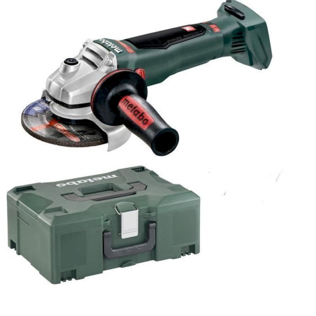 Metabo WB 18 LTX BL 125 Quick Ak­ku-Win­kel­schlei­fer ohne Akkupack, ohne Ladegerät im MetaLoc Koffer - 613077840