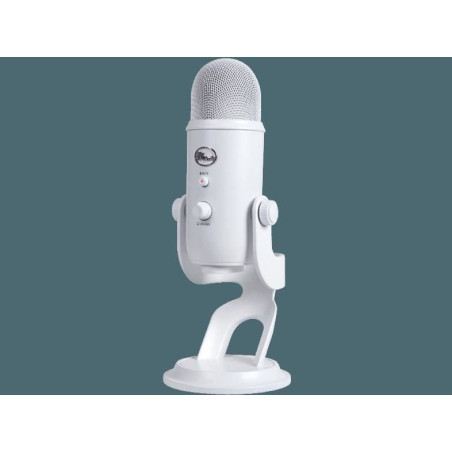 Blue Mi­cro­phones Yeti Blanc Microphone à di­rec­ti­vi­té multiple