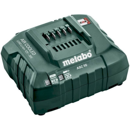 Metabo Chargeur ul­tra­ra­pide de batteries ASC 55, 12-36 V, "AIR COOLED", EU - 627044000