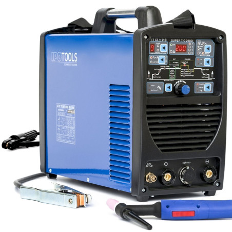 IPOTOOLS TIG WIG Schweißgerät AC DC 200Di - 200 A Inverter Schweissgerät Pulse HF MMA