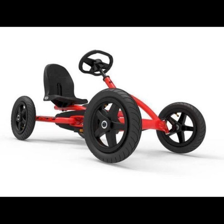 BERG Toys Kart à pédales enfant Buddy Redster, noir/rouge