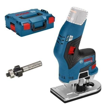 Bosch Ak­ku-Kan­ten­frä­se GKF 12V-8 Pro­fes­sio­nal Solo inkl. Fräser in L-Boxx - 06016B0001