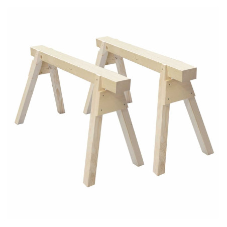 Holzböcke 2er Set, 120 cm