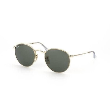 Ray-Ban Round Metal RB3447 001 (arista/green) Größe : S ( G lasbreite 50 mm)