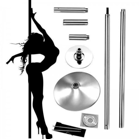 Profi Pole Dance Stange Tanzstange 45mm GoGo Tabledance Static + Spinning Ohne Bohren