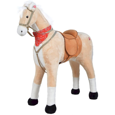 Pink Papaya STERNCHEN Cheval en Peluche XXL 105 cm