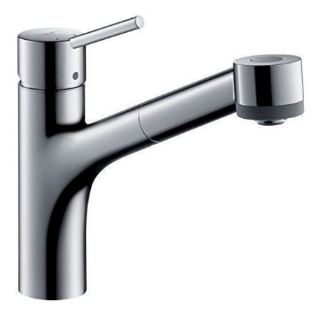 Hansgrohe Mitigeur de Cuisine Talis S à Bec Orientable avec Douchette Extractible Chrome 32841000