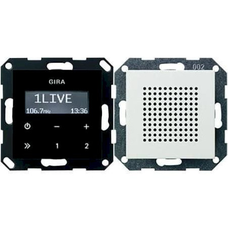 Gira 228003 Unterputz Radio RDS System 55, reinweiß