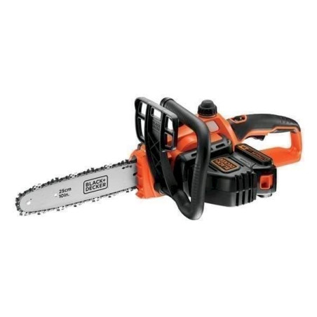 Black + Decker 18 V Lithium Akku-Kettensäge, 25 cm Schwertlänge, max. Ø 180 mm, Lithium-Akku und Ladegerät, GKC1825L20