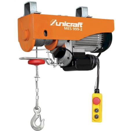 Unicraft MES 999-2 - Mini Elek­tro­s­eil­win­de, Hubkraft bis 999 kg