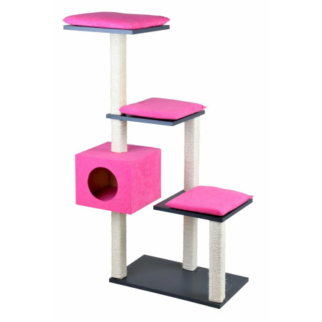 Arbre À Chat Escalier Coloré Cosy Silvio Design Rose