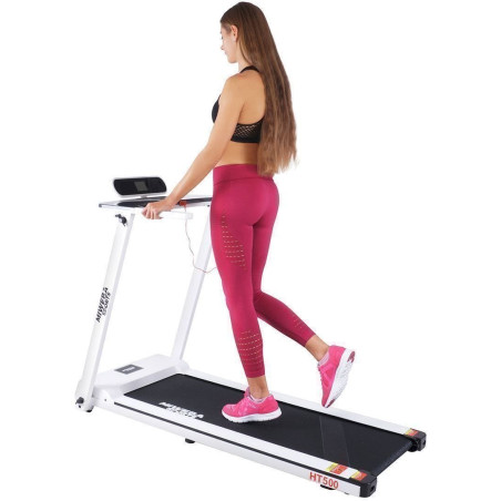 Miweba Sports elektrisches Profi Laufband HT500 Klappbar Home Trainer Fitness (Weiß)