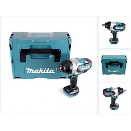 Makita DTW 1002 ZJ 18 V Li-Ion Brushless Akku Schlag­schrau­ber im MakPac mit Einlage - ohne Zubehör, ohne Akku, ohne