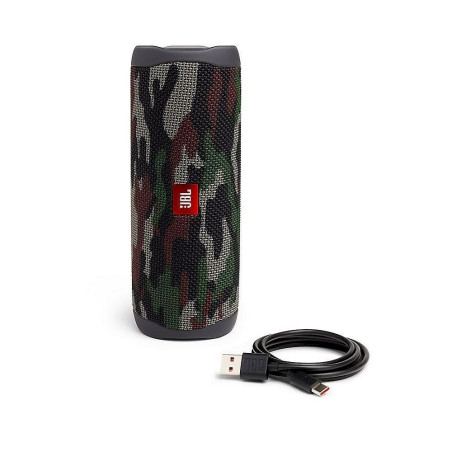 JBL Flip 5 Bluetooth Laut­spre­cher was­ser­dicht mit Akku camouflage