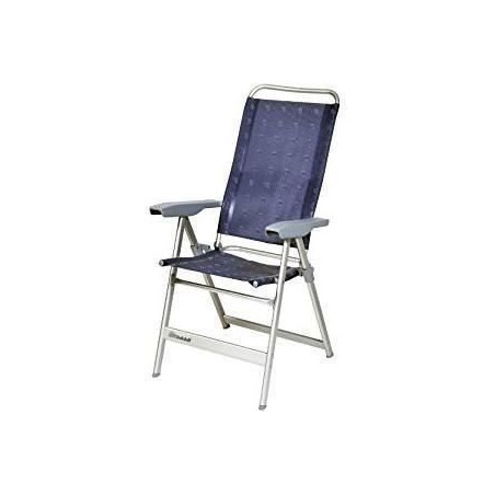 Dukdalf Chaise de camping Dolce bleu