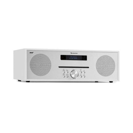 Auna Silver Star CD-DAB 2x20W max. Slot-In CD-Player DAB+ BT Alu weiß