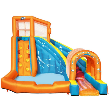 Bestway H2OGO! Wasserpark mit Dau­er­geblä­se Hurricane 5-10 Jahre 420 x 320 x 260 cm